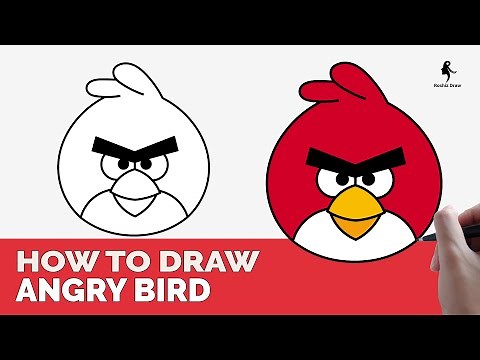 HOW TO DRAW ANGRY BIRDS EASY
