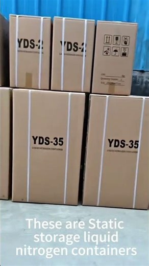 Static storage type liquid nitrogen container tank