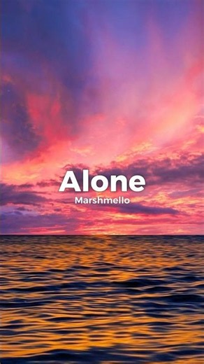 Marshmello - Alone (Lyrics)