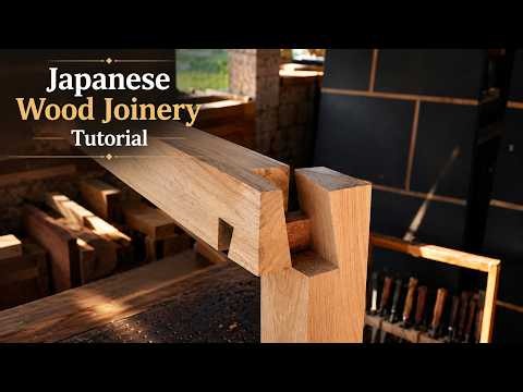 Japanese Wood Joinery Tutorial - Strong Woodworking Joint Without Glue