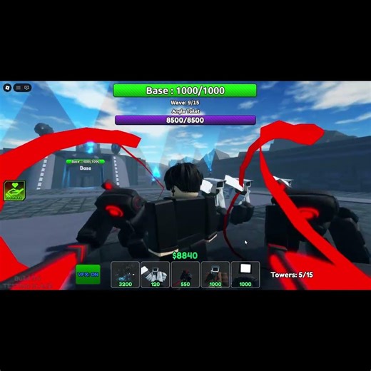 Blade Runner speakerman in Tower Defense Universe X #roblox