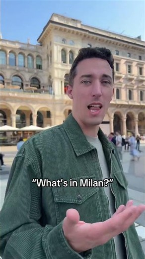 What’s in Milan? 🇮🇹@Tag Williams #Italy #Milan #travel