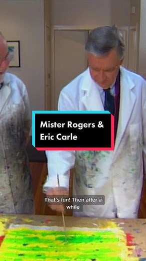 Eric Carle & Mister Rogers: The Time They Made Art Together