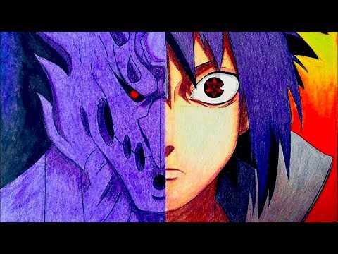 How To Draw Sasuke Uchiha (With Susanoo) From Naruto Shippuden Step By Step [Tutorial]