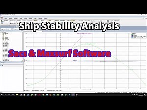 How to RUN STABILITY ANALYSIS in SACS - Maxsurf Stability - Software Training