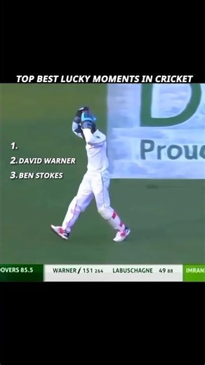 Top Best Lucky Moments in Cricket #cricket #shorts