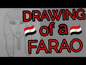 HOW TO DRAW PHARAO| COMO DIBUJAR Faraón | HOE TEKEN JE EEN FARAO | FARAO FACE 미술 | EGYPT | #FOLKORE