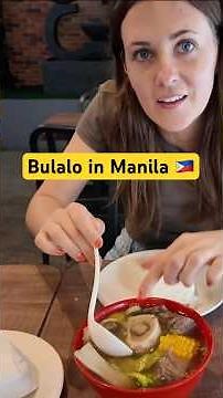Trying Manila’s BULALO! Is it better than Tagaytay? 🇵🇭 #bulalo #manila #tagaytay #filipinofood