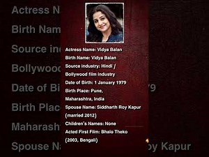 Bollywood Film Actors & Actress Biography