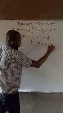Logarithmic Expressions Simplified for Beginners #log #math #indice #STEM