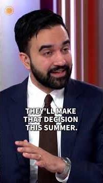 Mamdani says his mayoral campaign promises are in progress #shorts
