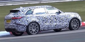 Range Rover is testing the new Velar model on the track (Video)