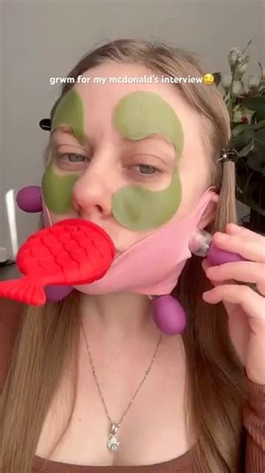 do you get ready like this too? 🍟✨ #makeup #makeuptutorial #shorts