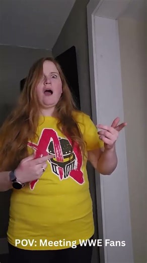 POV: Meeting a WWE fan