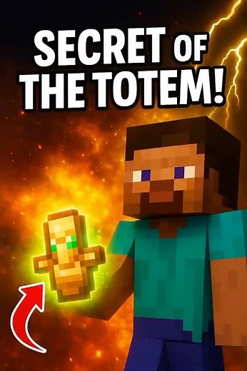 Secret of the Totem! ⚡ How to Use the Totem of Undying in Minecraft