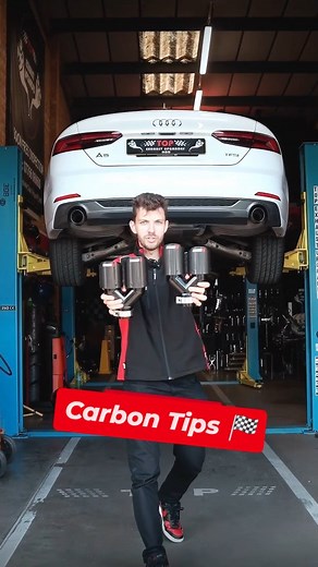 Audi A5 quad carbon tips Upgrade Send us a message for your exhaust needs! ☎️ 07766060600 📍London RM13 8UA #a5 #audia5 #exhaustsound #exhaustsystem #exhausttips #audisport #vagcars | Top Exhaust Upgrades