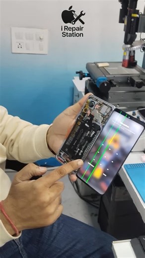 I Repair Station on Instagram: "Realme 12 Pro green line repair 🔥 “Mobile Repair Ka King 👑 | i Repair Station – Sabse Fast & Trusted Repair!” � i Repair Station me har model ka display, battery, charging, camera, IC level, aur motherboard tak ka solution milta hai. � Visit Now: Dasrthpuri, New Delhi � Call Us: 6262909083 � Timings: 10 AM – 9 PM � Follow for more real repairs & tips! � Like | Share | Subscribe"