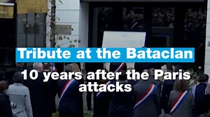 Tribute at the Bataclan, 10 years after the Paris attacks