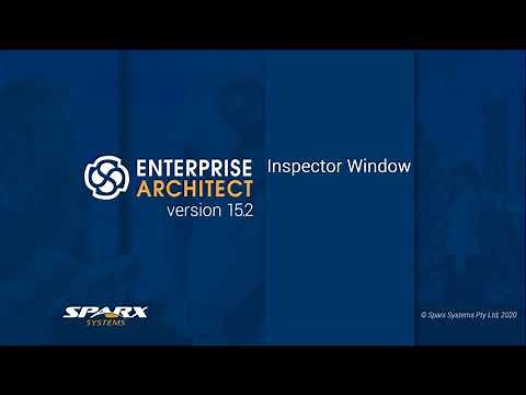 Enterprise Architect 15.2 the New Inspector window