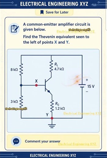 Thevenin Equivalent in 60 Seconds ⚡ Common Emitter Amplifier Challenge #217