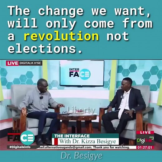 Dr Besiege Says that the Cheng will comes thru a revolution not an Election