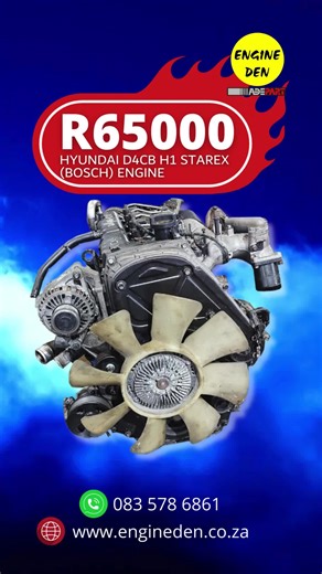 Hyundai D4CB H1 Starex Engine: Power and Reliability