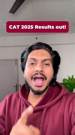 CAT 2025 Results out!🔥|| How to Check CAT 2025 Result #shorts #cat2025