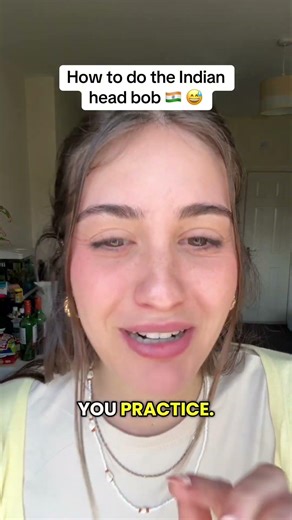 How to do the Indian head bob 😅 watch until the end 🇮🇳😂