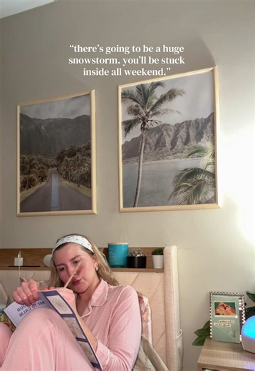 I 🤍 my bed what can I say #snowstorm #relatable | snow storm