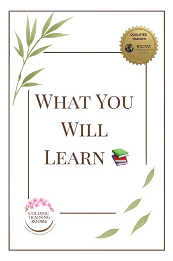 This is just a glimpse into the depth of knowledge you’ll gain during Colonic Hydrotherapy training. When you choose to train with Advanced Rictat Practitioner and Trainer Tracy Johnson at Colonic Training Rooms in Lancashire, also on the Board of Rictat Colonic Association, you’re choosing a high standard of education grounded in real understanding, not just technique. You’ll learn how the gastrointestinal tract, liver and gallbladder work together to support digestion, bio-transformation, and 