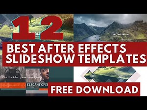 Free After Effects Slideshow Templates - After Effects Templates