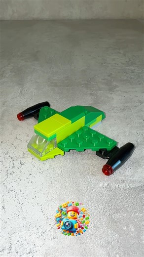 I Built a LEGO JET in Seconds — Insane Mini Build! 🤯#lego