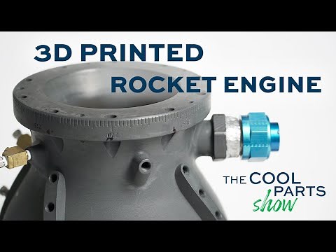 Lightweight Combustion Chamber Part of 3D Printed Rocket Engine: The Cool Parts Show #30