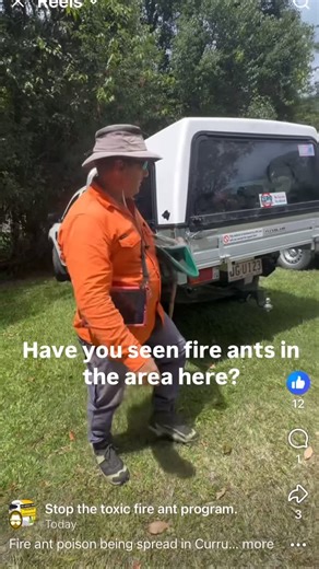 Beethecure.com on Instagram: "The chemical in fire ant bait is pyriproxyfen—spelled P-Y-R-I-P-R-O-X-Y-F-E-N. According to the product label, it should only be used at the first sign of active fire ant nests, not spread prophylactically—that means preventively, blanketing areas just in case, with no infestation present. But that’s exactly what’s happening across Queensland right now, putting our bees and wildlife at risk. We can’t let this continue. Head to the link in my bio and sign the petitio
