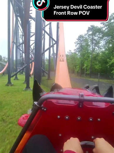 Jersey Devil Coaster Front Row POV — Six Flags Great Adventure