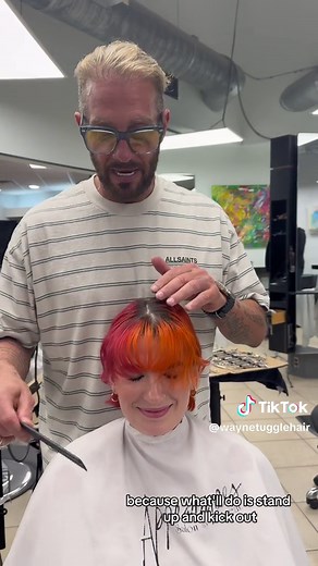 How to cut bangs with a widows, peak and two cowlicks #bangs #fringe #fringebangs #longervideos