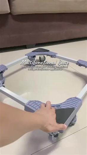 1800ksh 🧣Adjustable fridge/ washing machine Trolley stand maximum size 56x56cm 🛹Can handle 138kg machine weight - watch the video on how to use it!* #fridgestand #skhouseholds #housholdgoods #nairobitiktokers🇰🇪 #tiktokkenya🇰🇪