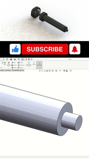 Solidworks CAD Design Exercise 194 Mounting Pin Pipe Vice Shorts in Solidworks