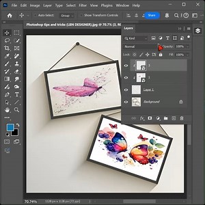 6K views · 69 reactions | How to place the design on photoframe in photoshop shorts video | Photoshop tips and tricks | Facebook