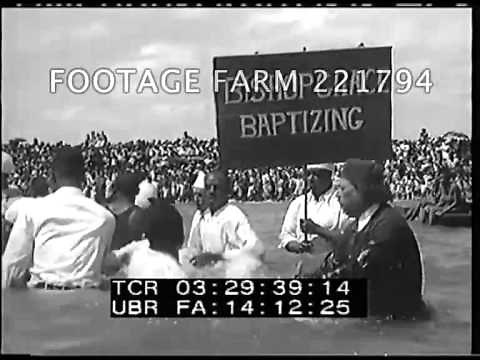Black Baptism w/ Bishop Grace 221794-10 | Footage Farm