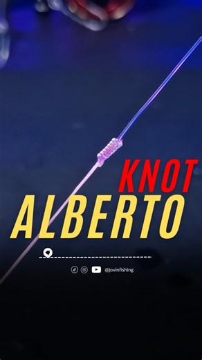 Jovin fishing on Instagram: "Precision in every turn. The Alberto Knot: where strength meets seamless execution ​#fishingknots #albertoknot #leaderline"