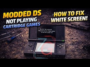 Nintendo Ds White screen when loading games fix