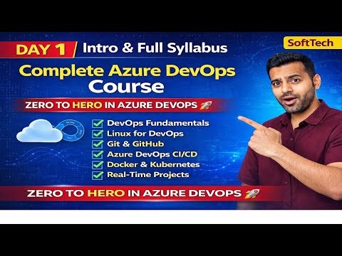 1️⃣ Video Introduction Script2️⃣ Complete Azure DevOps Syllabus (Beginner to Advanced)
