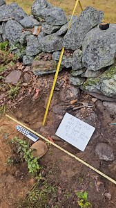Excavations at America's Stonehenge are revealing the incredible history of this ancient site! A shovel test pit excavated next to one of the stone walls on the site showed that centuries of soil accumulation has obscured much of the structures on this property. The stone walls enjoyed by visitors to the Salem, NH museum may appear to be only a couple of feet high, but this recent excavation revealed that as much as half of the wall may be buried underground! What else will we discover in future