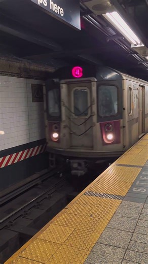 NYCS: Bernie Wagenblast announcement & #R142 on southbound 4 local arriving @ 42nd St-Grand Central