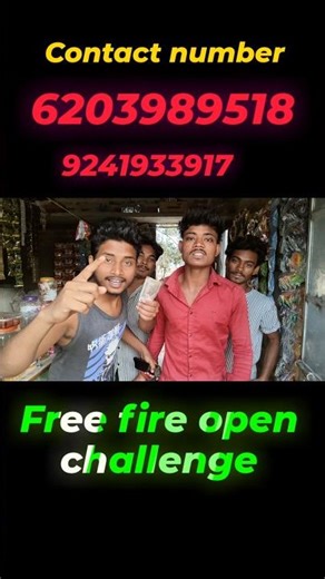 free fire Open challenge 4v4 #freefire #challenge #gaming