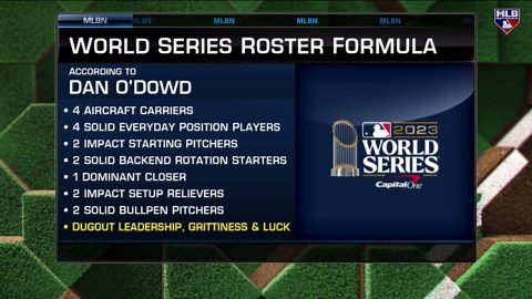 Dan O'Dowd's World Series formula