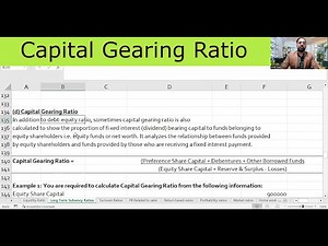 6. Capital Gearing Ratio - Financial Ratios