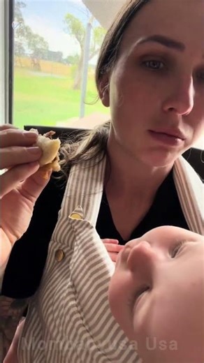 I'm at whatever stage this is of a 5 month old 😂✨ Mombabyusa Usa 💕 #mombabyusausa