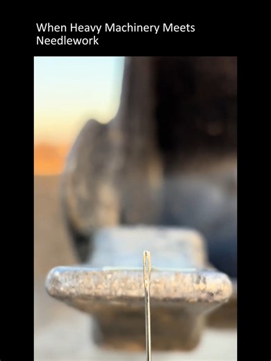 lingting | In the West, we say "steady hands." In China, they redefine it — with a 20-ton excavator threading a needle. This isn't CGI. This is raw... | Instagram